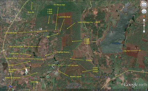Google map with units overlaid as about 2011